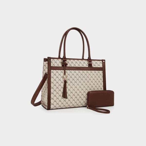 Missnine Laptop Tote Bag Canvas Laptop Bag 15 6 inch Work Shoulder Bags Casual Briefcase Handbag